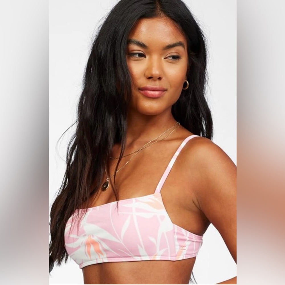 Billabong Another Paradise Bralette Bikini Top Pink Lady M/10